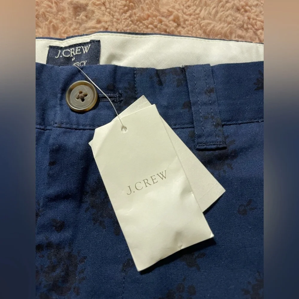 NWT J. Crew Gramercy Blue Floral Men's Shorts